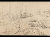 One Hundred Horses, Giuseppe Castiglione (Lang Shining 郎世寧) (Italian, Milan 1688–1766 Beijing), Handscroll; ink on paper, China