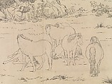 Giuseppe Castiglione | One Hundred Horses | China | Qing Dynasty (1644 ...