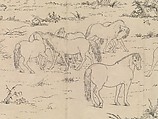 Giuseppe Castiglione | One Hundred Horses | China | Qing Dynasty (1644 ...