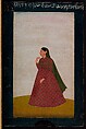 A Lady in Profile, Nainsukh Indian, Opaque watercolor on paper, India, Punjab Hills, Jammu or Jasrota