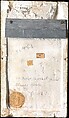 Attendant, Pigments on mud plaster, China, Xinjiang Uyghur Autonomous Region