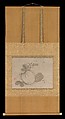 Melons, Yamada Dōan (Japanese, second half of the 16th century), Hanging scroll; ink on paper, Japan