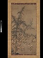 Seven Sages of the Bamboo Grove, Sesson Shūkei (ca. 1504–ca. 1589), Hanging scroll; ink and color on paper, Japan