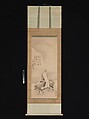 Zheng Huangniu and Yushanzhu, Painting by Kano Naizen (Japanese, 1570–1616), Pair of hanging scrolls; ink on paper, Japan