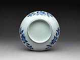 Dish with Design of Spools of Thread, Porcelain with underglaze blue and overglaze enamels (Hizen ware, Nabeshima type), Japan