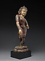 Goddess of Dance (Nrtyadevi), Wood with pigment, Nepal, Kathmandu Valley