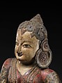 Goddess of Dance (Nrtyadevi), Wood with pigment, Nepal, Kathmandu Valley