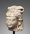 Head of Shiva, Stone, probably chlorite, Northern Pakistan (Brahmanical post-Gupta)