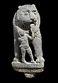 Pair of Lions with Attendant, Schist, Pakistan (ancient region of Gandhara)