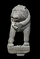Pair of Lions with Attendant, Schist, Pakistan (ancient region of Gandhara)