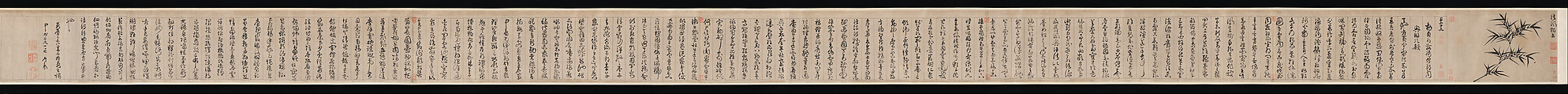 Thousand Character Classic, Zhan Jingfeng (Chinese, 1520–1602), Handscroll; ink on paper, China