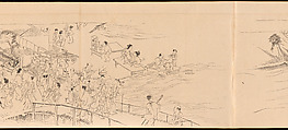 Amusements in Kyoto in the Four Seasons, Maruyama Ōkyo 円山応挙 (Japanese, 1733–1795), Handscroll; ink on paper, Japan