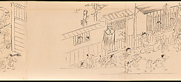Amusements in Kyoto in the Four Seasons, Maruyama Ōkyo 円山応挙 (Japanese, 1733–1795), Handscroll; ink on paper, Japan