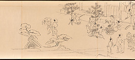Amusements in Kyoto in the Four Seasons, Maruyama Ōkyo 円山応挙 (Japanese, 1733–1795), Handscroll; ink on paper, Japan