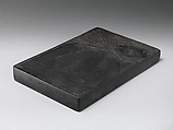 Inkstone with Su Wu, Duanxi slate, China