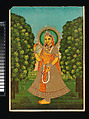 Radha, Lithograph with varnish, India