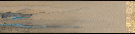 Six Jewel Rivers, Sakai Ōho (Japanese, 1808–1841), Six handscrolls; ink, color, and gold on silk, Japan