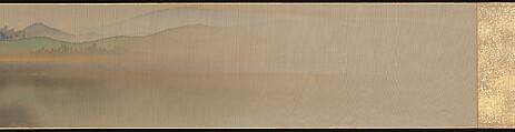 Six Jewel Rivers, Sakai Ōho (Japanese, 1808–1841), Six handscrolls; ink, color, and gold on silk, Japan