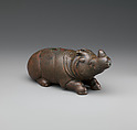 Water dropper in the form of a rhinoceros, Bronze, China