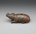 Water dropper in the shape of a rhinoceros, Copper alloy, China