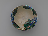 Bowl with hydrangeas, Nin&#39;ami Dōhachi (Takahashi Dōhachi II) (Japanese, 1783–1855), Stoneware with polychrome enamels, Japan