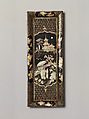 Tray with inlay, Lacquer with mother-of-pearl inlay, China
