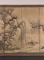 Landscape of the Four Seasons, Unkoku Tōgan (Japanese, 1547–1618), Pair of six-panel folding screens; ink, color, and gold dust on paper, Japan