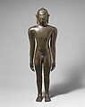 Jain Digambara Tirthanhara Standing in Kayotsarga Meditation Posture, Copper alloy, India (Karnataka)