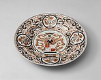 Armorial Plate, Porcelain with underglaze blue decoration and gold (Arita ware, Ko Imari type), Japan