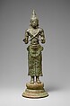 Bodhisattva, probably Avalokiteshvara, Bronze with high tin content, Sri Lanka