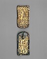 Set of Ten Belt Plaques, Gilt bronze, China
