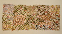 Textile with Aquatic Birds and Recumbent Animal, Silk tapestry (kesi), Eastern Central Asia or North China