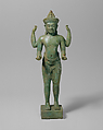 Four-Armed Avalokiteshvara (Bodhisattva of Infinite Compassion), Bronze, Thailand or Cambodia