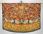 Daoist priest’s ritual robe with dragons, Silk and metal thread tapestry (kesi), China