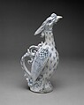 Ewer in the Form of a Phoenix, Stoneware with underglaze cobalt blue decoration, Vietnam