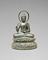 Seated Transcendent Buddha Vairochana, Bronze, Indonesia (Java)