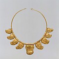 Tiger's Claw Necklace, Gold, repoussé, Indonesia (Central Java)