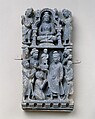 Relief Panel: Presentation of a Statue, Schist, Pakistan (ancient region of Gandhara)