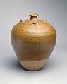 Large Incised Jar, Stoneware with brown glaze, Vietnam