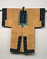 Ainu costume, Elm-bark fiber with appliqué of indigo-dyed tabby (atsushi), Japan