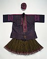 Ensemble, (a–c) cotton
(d) silk, cotton, China (Miao)
