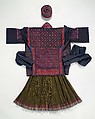Ensemble, (a–c) cotton
(d) silk, cotton, China (Miao)