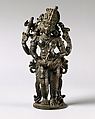 The Half-Male, Half-Female Form of Shiva (Shiva Ardhanarishvara), Bronze, India (Kerala)