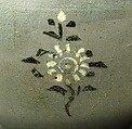 Cup, Stoneware with inlaid decoration of chrysanthemums under celadon glaze, Korea