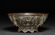 Ritual vessel (dou) lid, Copper alloy, China