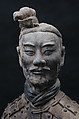 Kneeling Archer, Earthenware with traces of pigments, China