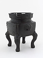 Daoist ritual cauldron, Copper alloy, China