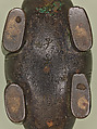 Water dropper in the shape of a mythical beast, Copper alloy, silver inlay, China