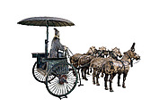 Chariot Model (Modern Replica), Bronze with pigments, China