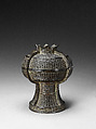 Ritual vessel (bian), Copper alloy, China